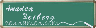 Amadea Weiberg Visitenkarte